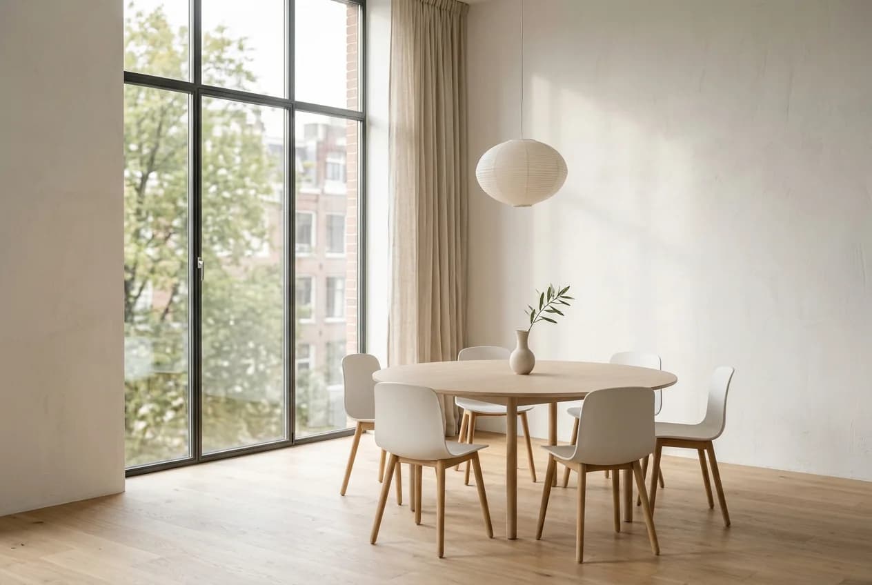 A quiet, light-filled meeting room